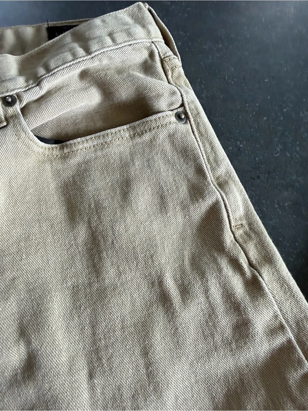 Bullhead Denim Co. Men’s Slim Fit Tan Jeans Pants Size 32x32 Khaki